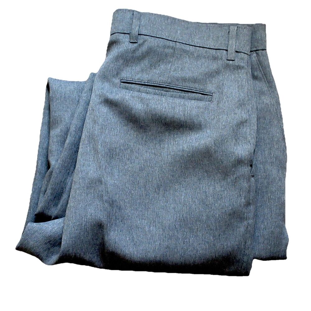 Leviโs Action Slacks Gray Vintage 90s 34x31 Dacron Polyester Dress Pants